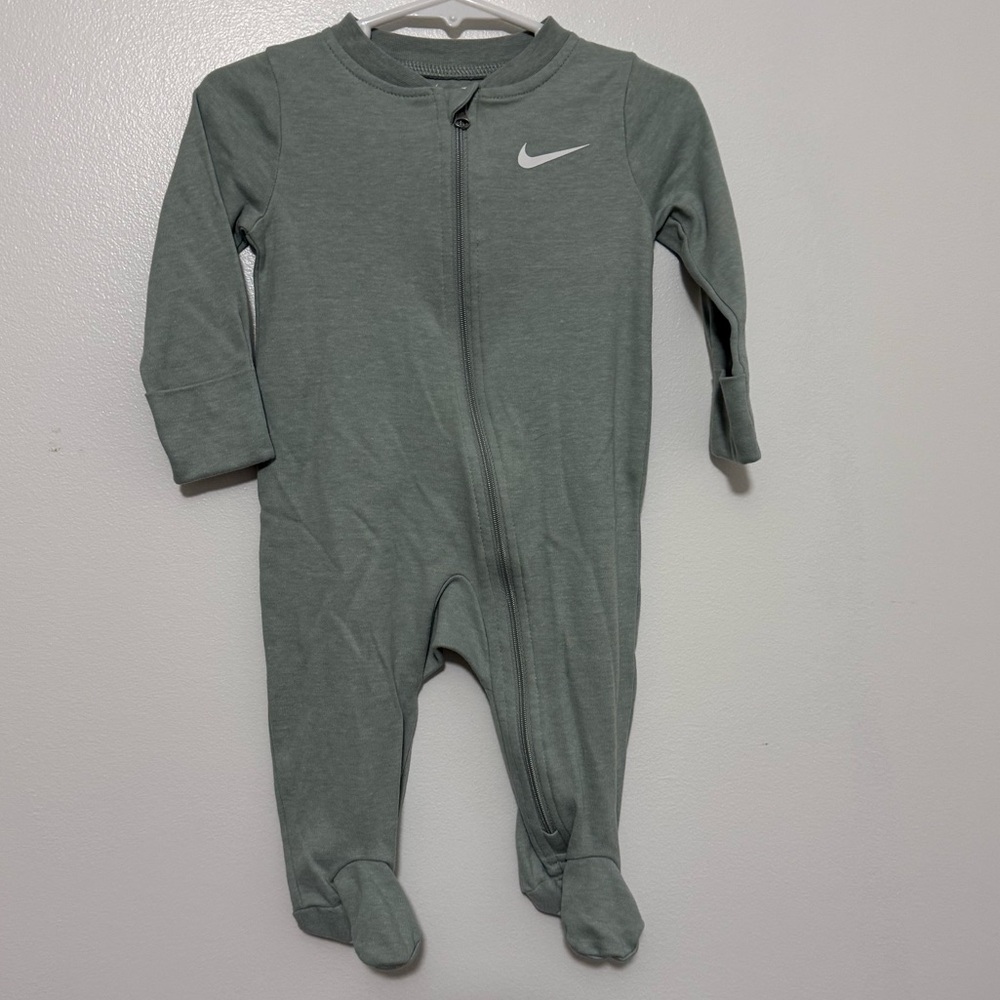 Nike Kids Sage Green Footed One Piece